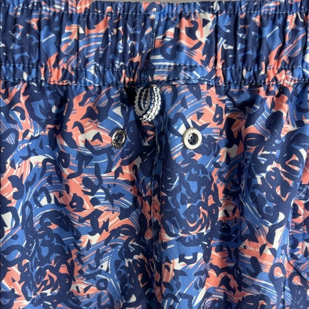 Peter Millar Seaside Turtle Tide Men's Lined Swim Shorts - XL